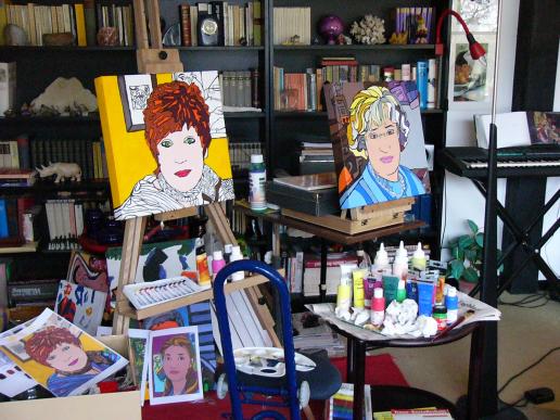 Die Arbeit im Atelier - 2007
