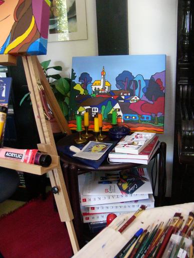 Die Arbeit im Atelier - 2008