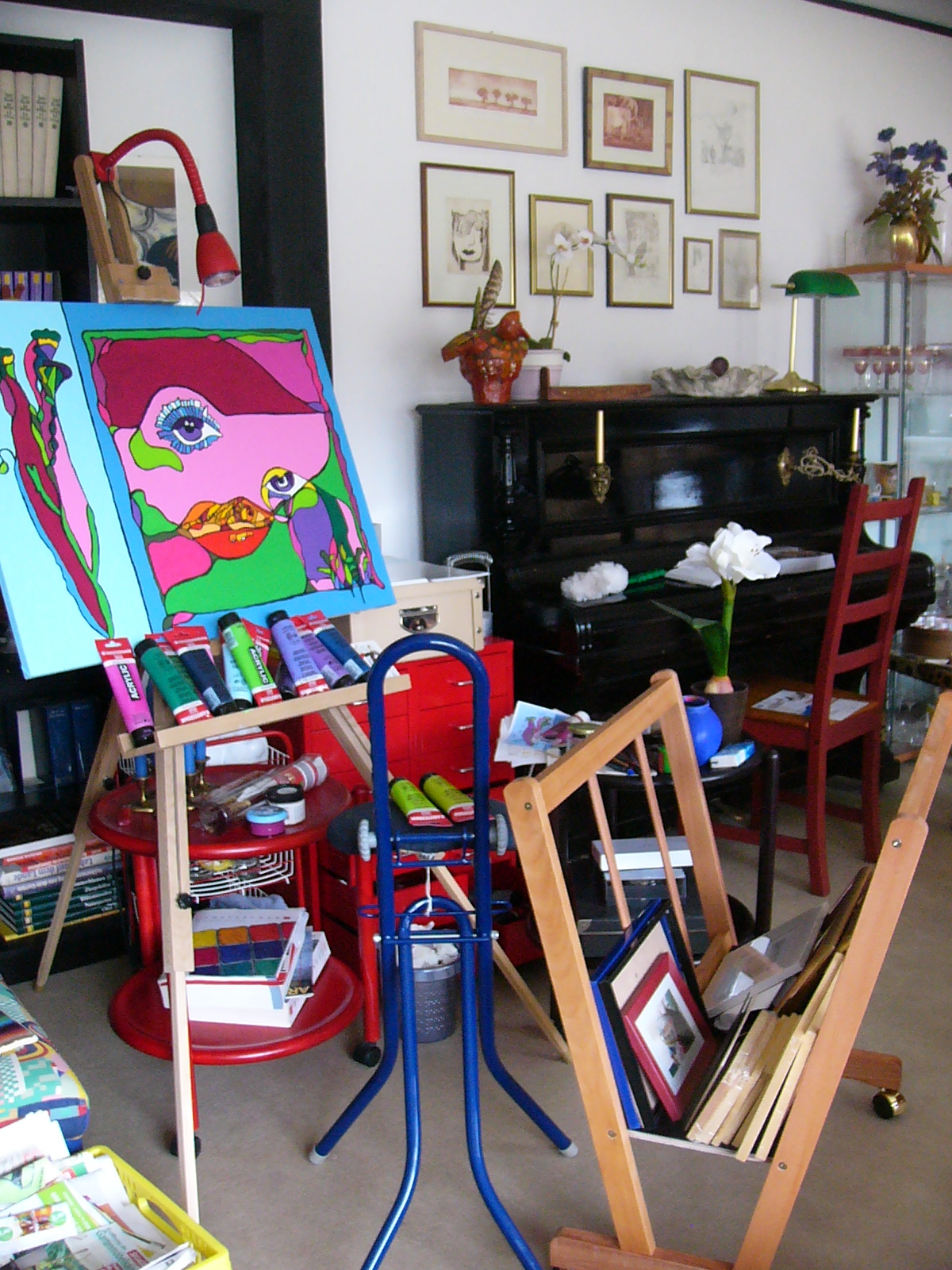  Die Arbeit im Atelier - 2009