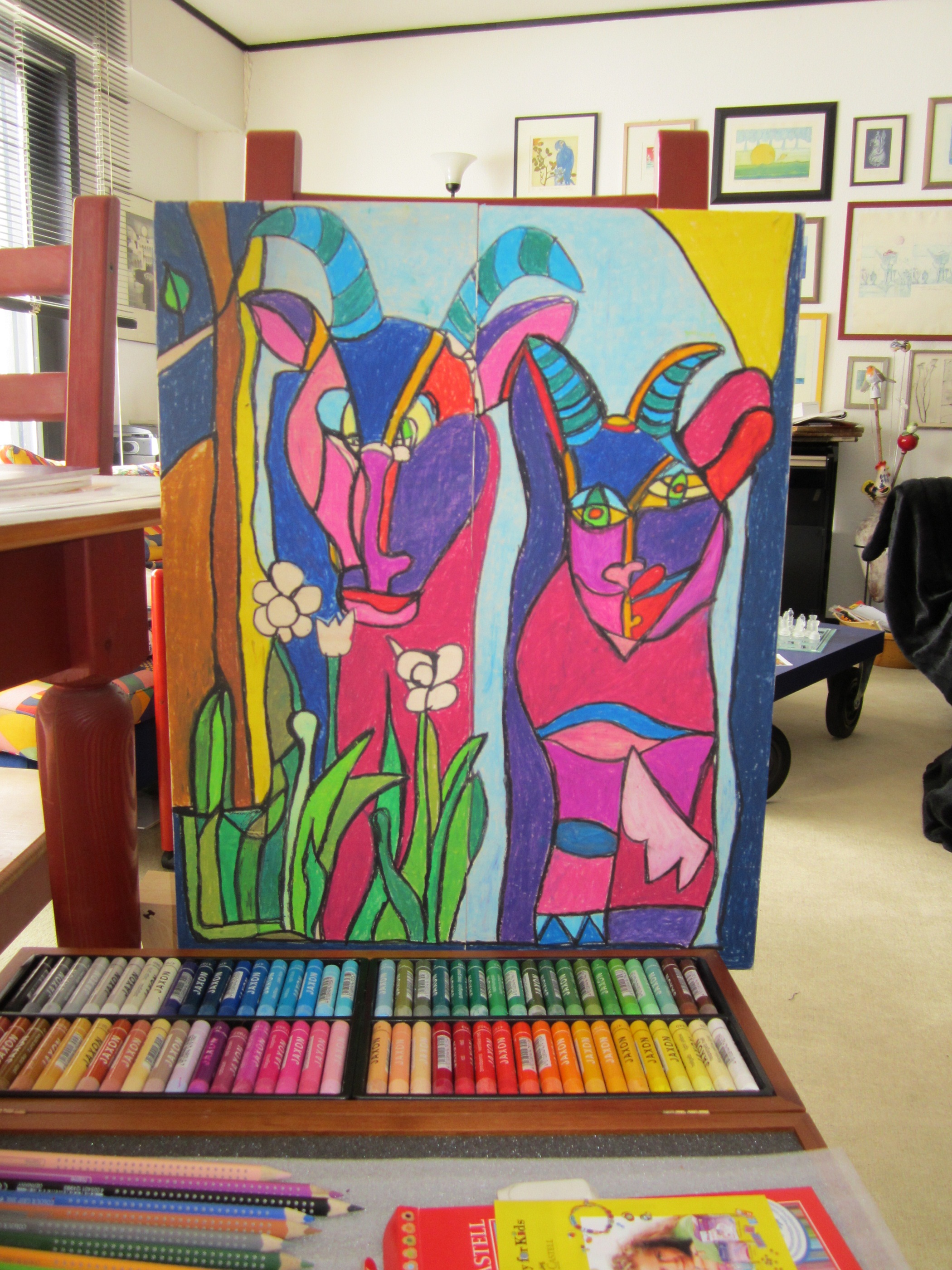 Arbeit im Atelier - 2012