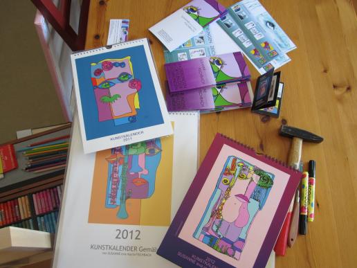 Die Arbeit im Atelier - 2012