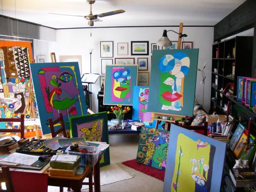  Die Arbeit im Atelier - 2010